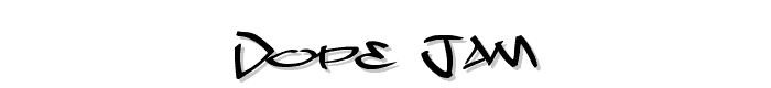 Dope Jam font